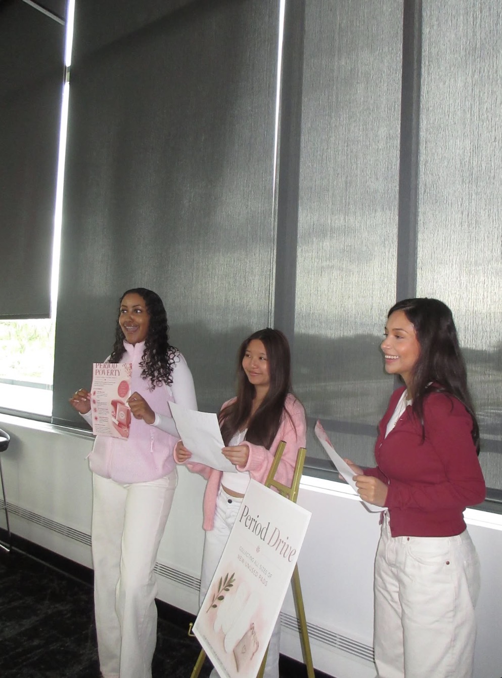 HER Talks — Period Drive event with volunteers and community members